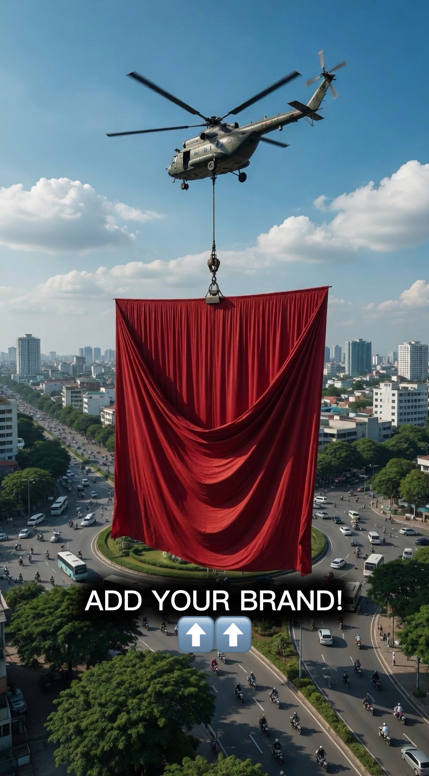 Panneau d'affichage géant 🚁
