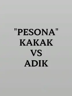 pesona kakak adik