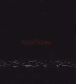 this isn’t a game.