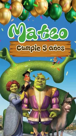 Invitacion Shrek