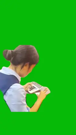 Typing on Calculator