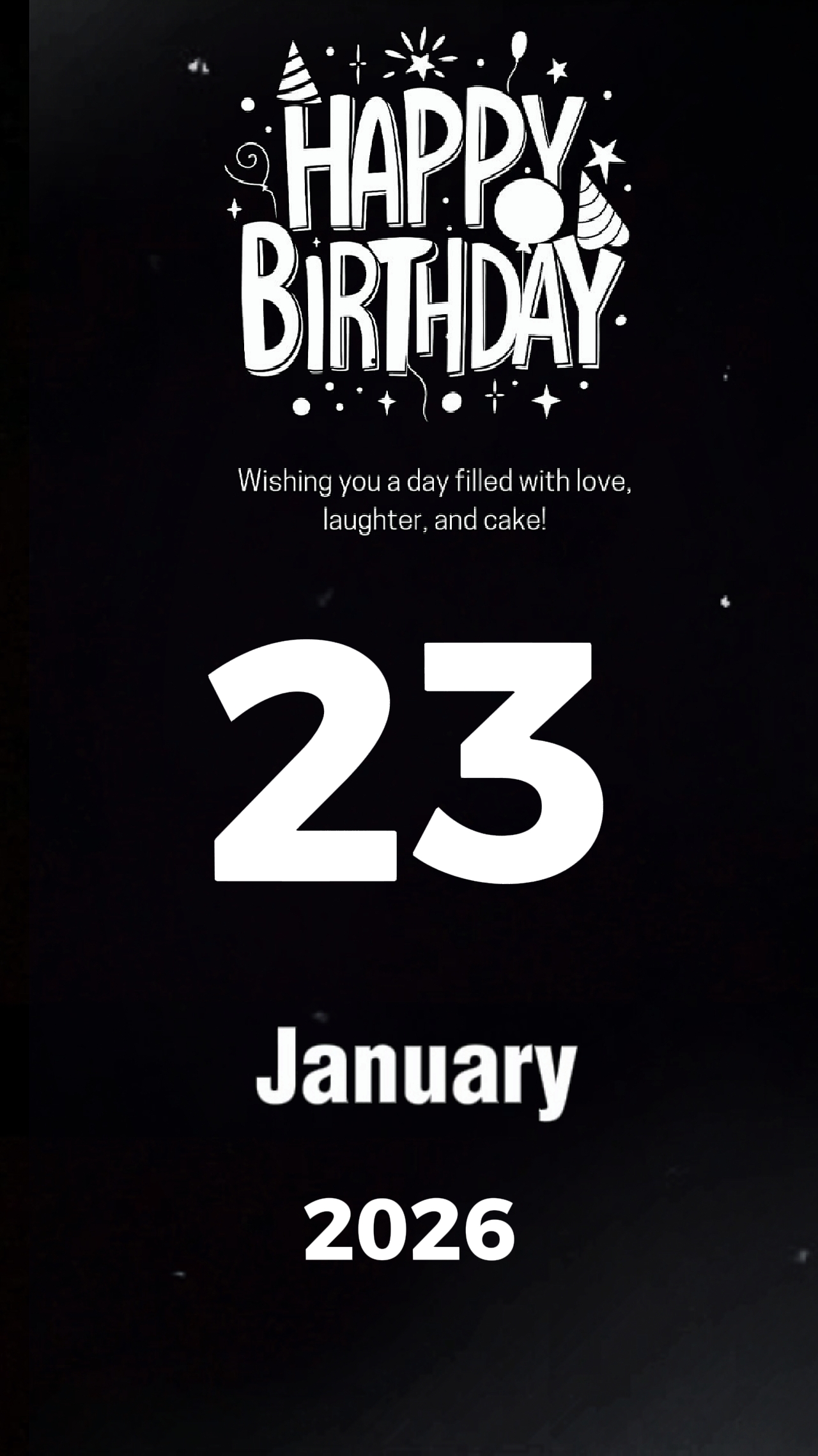 selamat ulang tahun 23 Januari 2026