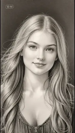 pencil art painting