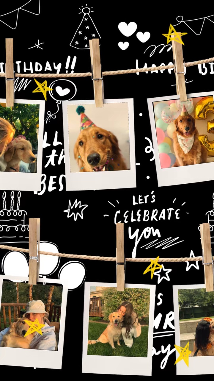 Happy birthday dog