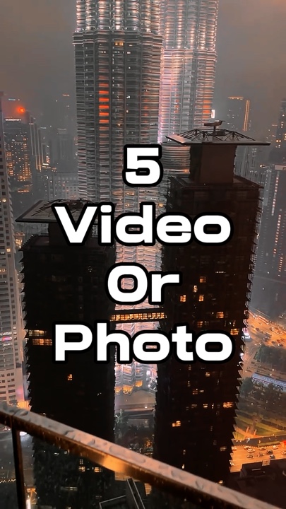 5 Video oder Foto
