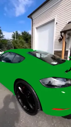 porsche Green screen