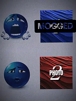 Mogged emojis