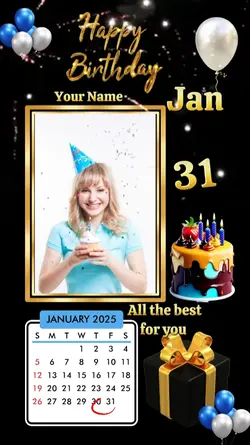 birthday 31 Jan 2025