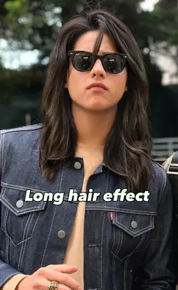 long hair effect