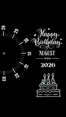 Birthday 31 August