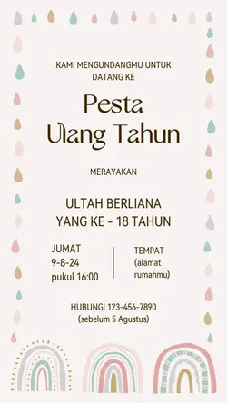 undangan ulang tahun