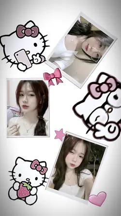 Khung ảnh hello kity