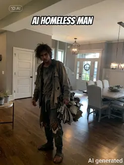 homeless ai prank
