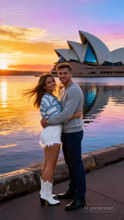 Couple Sydney Opera