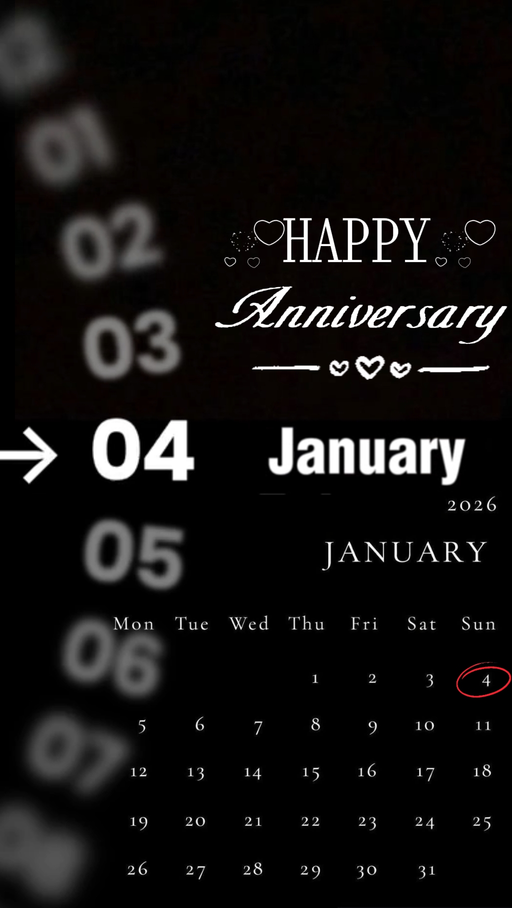 Aniversario 04 Ene
