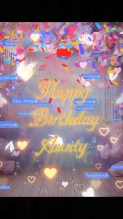Happy birthday aunt
