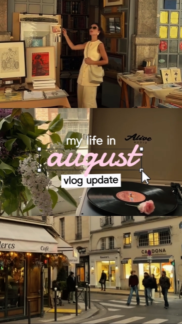 my life in August 