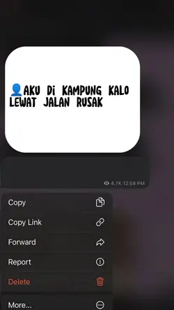 LEWAT JALAN RUSAK