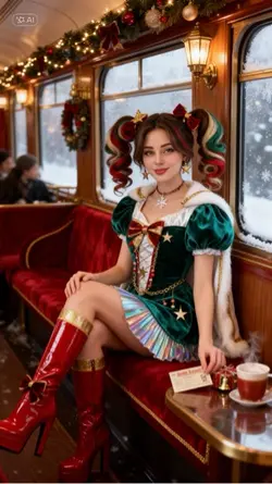 Christmas cosplay