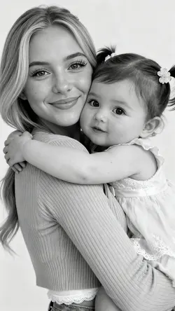 Photoshoot with baby