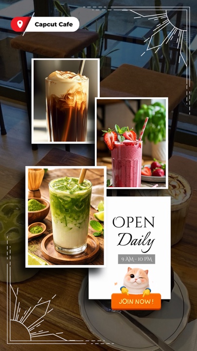 Open daily cafe