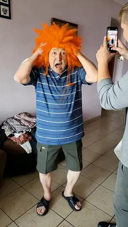 Hair prank