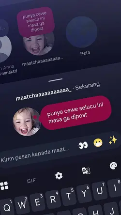 punya cewe selucu 
