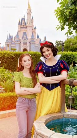 With Snow White