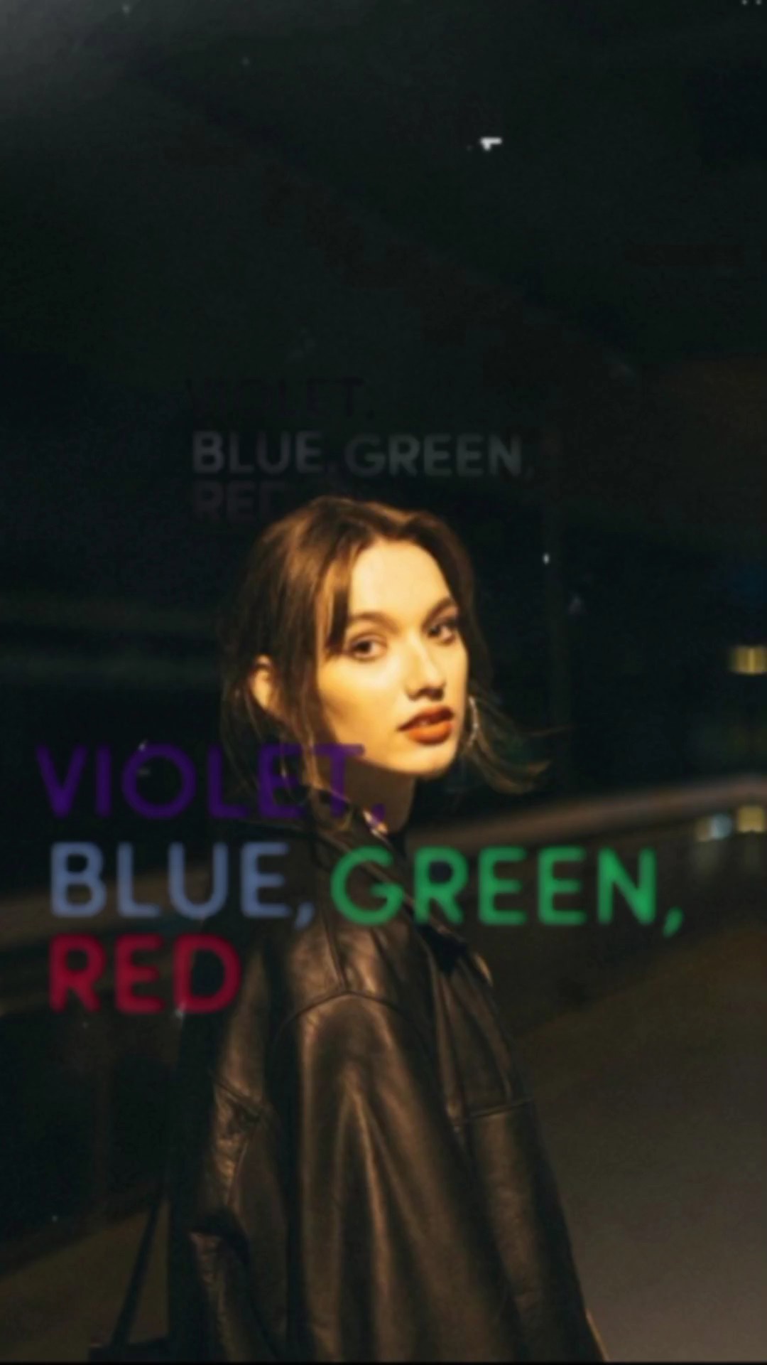 Violet Blue Green