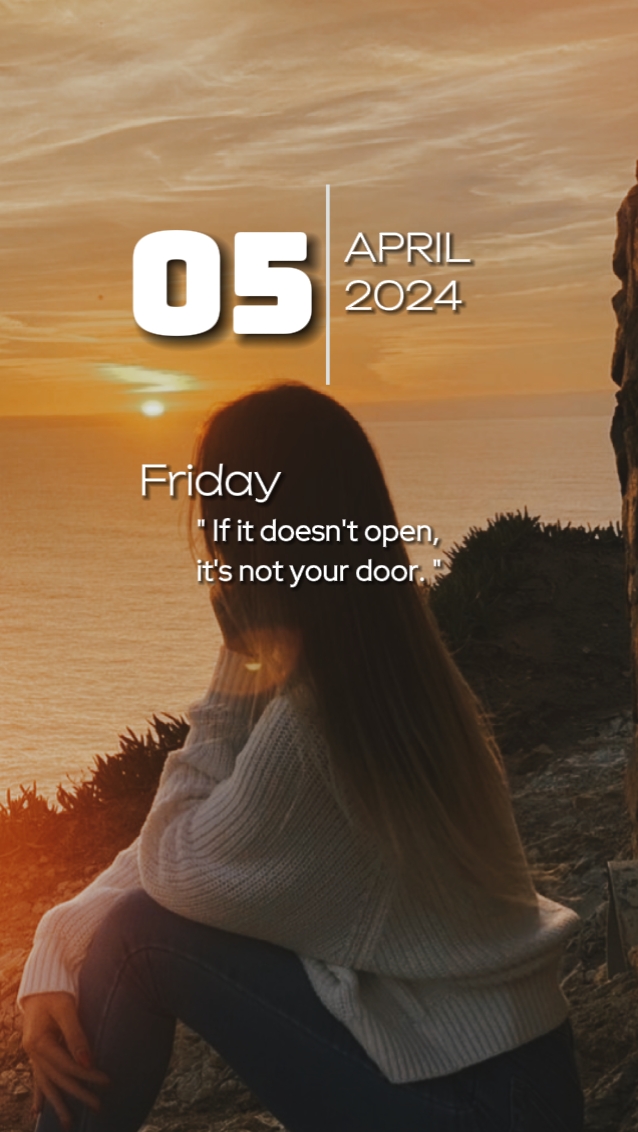 APRIL 5,2024 FRIDAY 