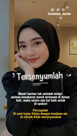Tersenyumlah 