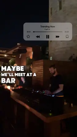 MEET AT A BAR TREND