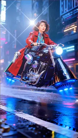 非現実的イメージの未来都市