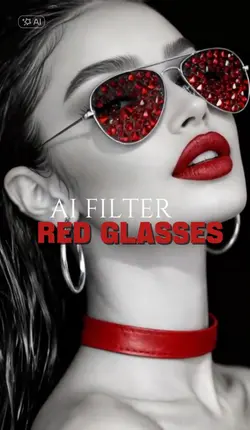 AI FILTER Red Glasse