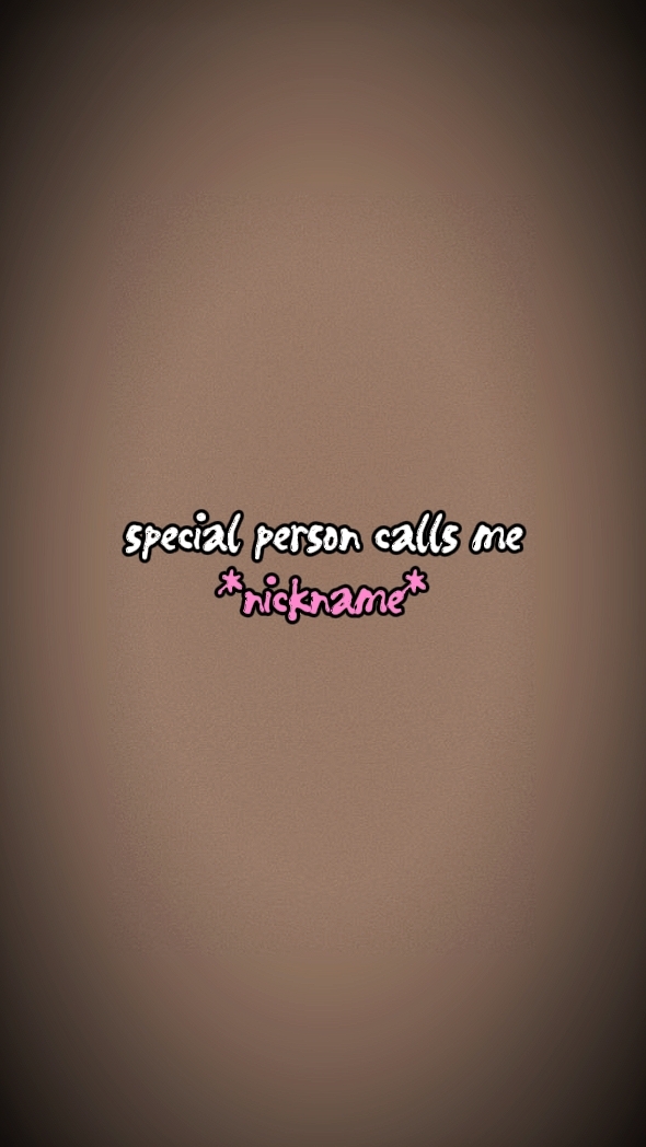 special person call 