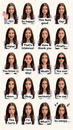 20 Face Emoji