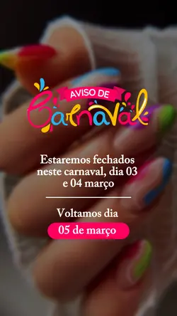 Aviso carnaval 🎈