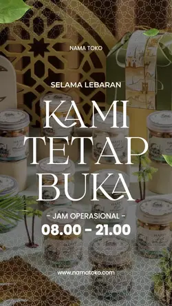 lebaran kami buka