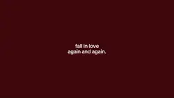 Fall in love again