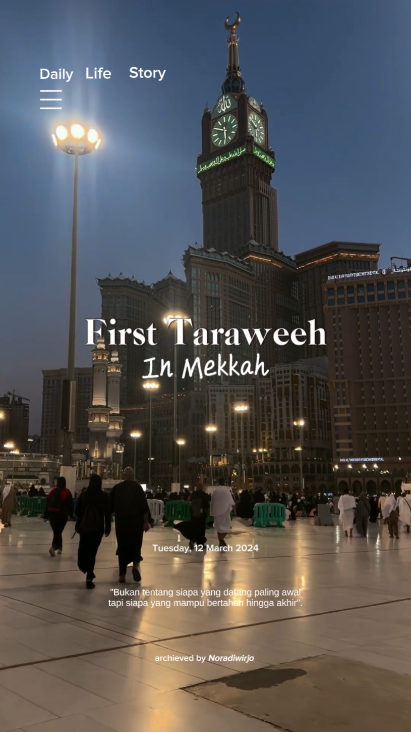 vlog taraweeh