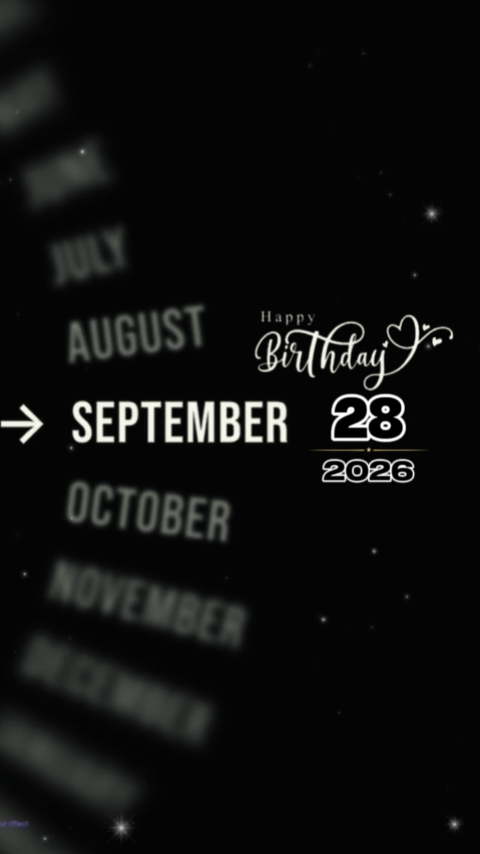 Septmber 28th Brthdy