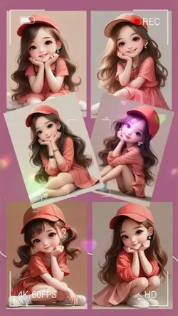 transisi foto cantik