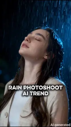 Rain photoshoot