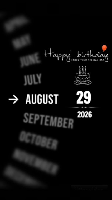 B'Day dad 29 august 