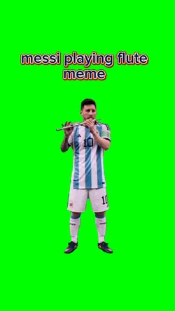 messi playing flute