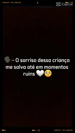 sorriso dessa crianç