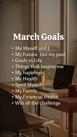 March Goals 