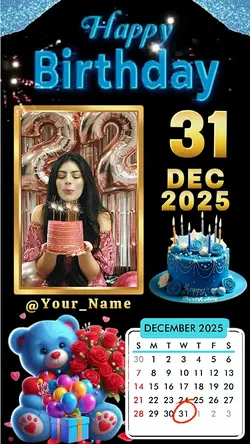 BIRTHDAY 31 DECEMBER