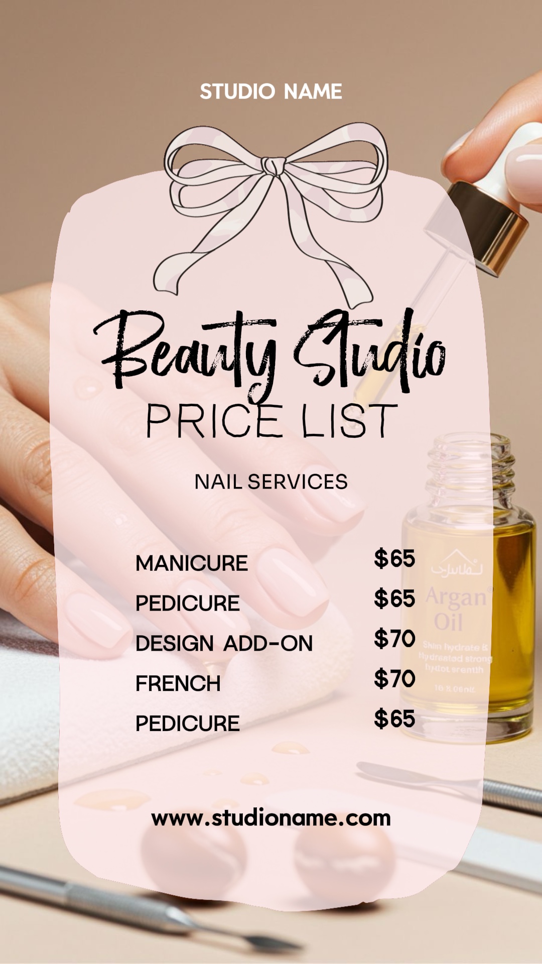 MANICURA DE LISTA DE PRECIOS