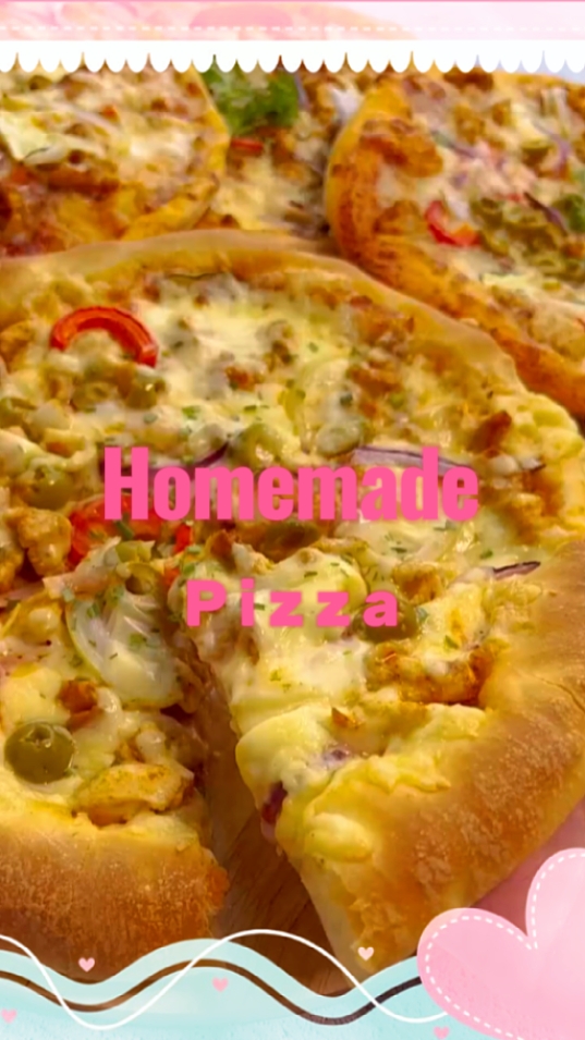 4. Hausgemachte Pizza